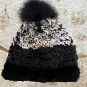 Rabbit Fur Hat.